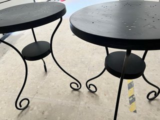 Mesas auxiliares redondas Ikea Noresund