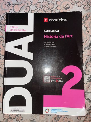 Libro de Segundo Bachillerato de historia del arte