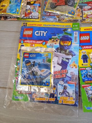 Lote 5 Revistas LEGO City