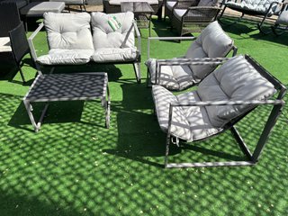 Conjunto Terraza Sofá 2 Plazas + 2 Sillones