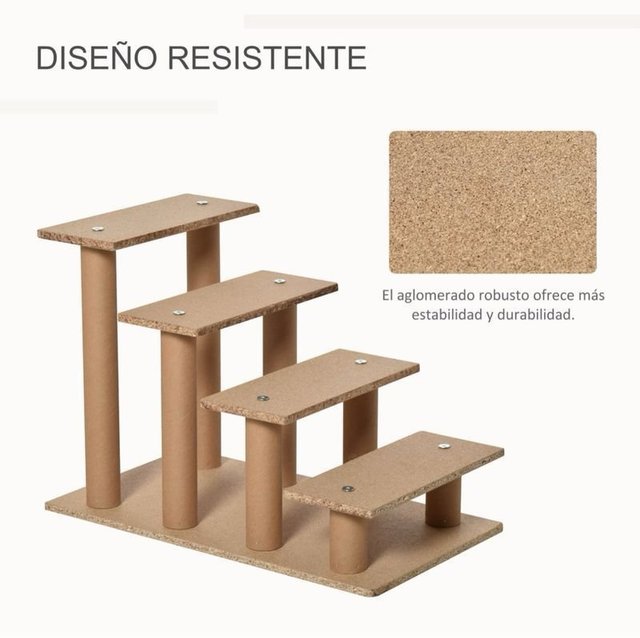 Escalera para Perros de 4 Peldaños