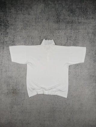 Polo Lotto Vintage Anni 90 Bianco Boxy Cropped