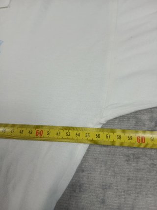 Polo Lotto Vintage Anni 90 Bianco Boxy Cropped