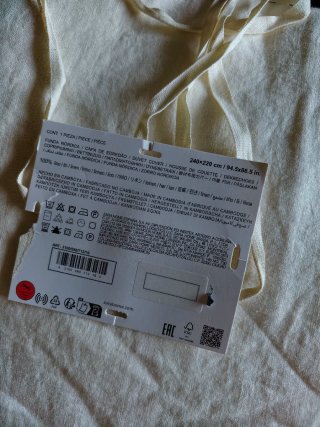 Funda Nórdica Lino Zara Home Beige 240x220