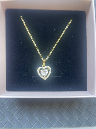 Collar Corazón Magnolia Jewellery Dorado
