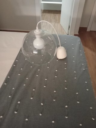 Lámpara de techo cristal