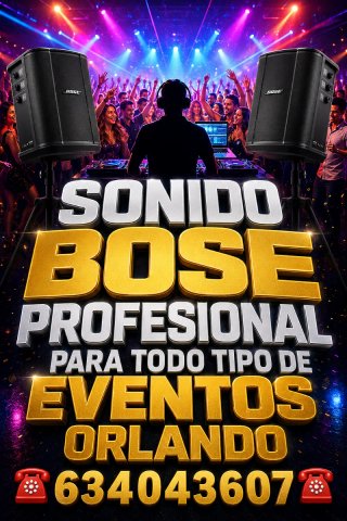 Sonido Profesional Bose para Eventos