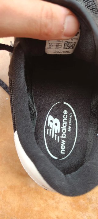 New Balance 500 Negro/Blanco