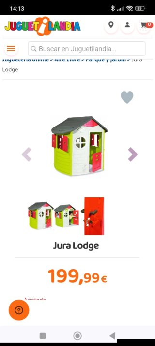 Casita de jardín Smoby para niñ@s