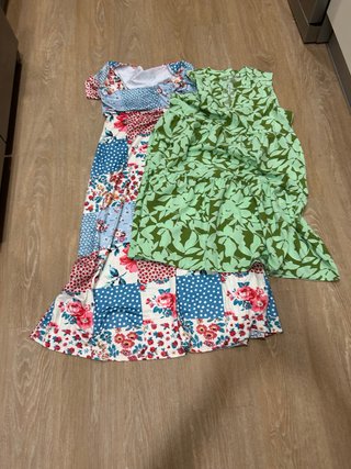 Vestidos Shein Verdes y Multicolor
