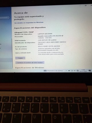 Portátil Lenovo Rosa/Beige