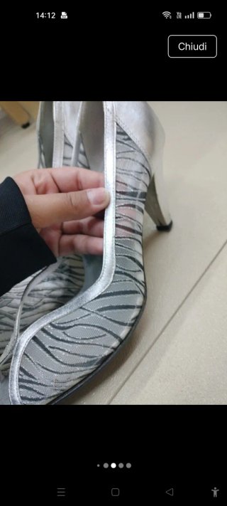 Scarpe donna VALLEVERDE argento n.38