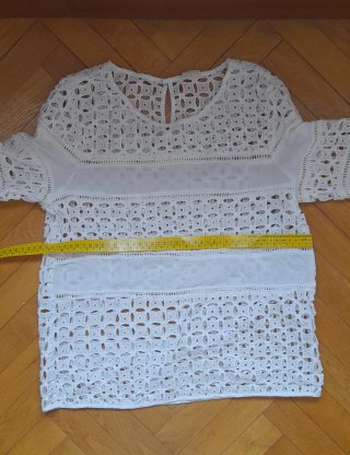 Camisa Oysho calados blanca Talla M
