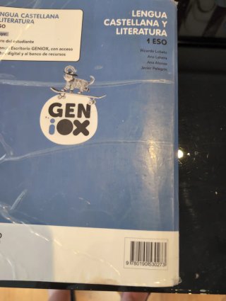 Lengua castellana y literatura 1o ESO