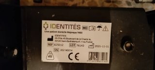 Grua ortopedica 150kg Indentités