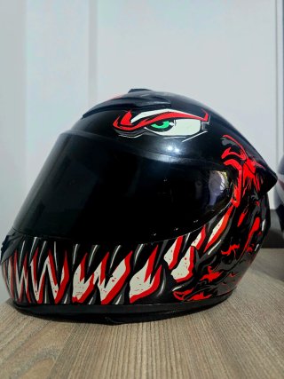 Casco integral XL + guantes moto invierno