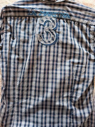 Camisa La Martina Cuadros Azul y Gris