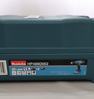Taladro Makita HP488D + 2 Baterías + Maletín