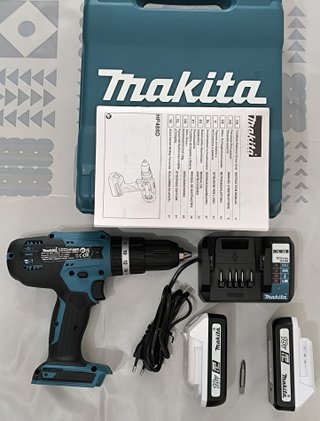 Taladro Makita HP488D + 2 Baterías + Maletín