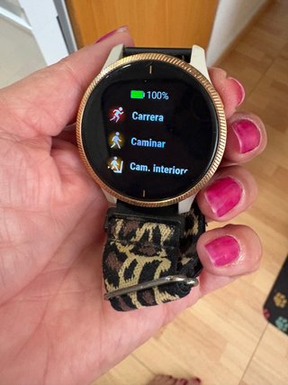 Garmin Venus QR Dorado y Blanco