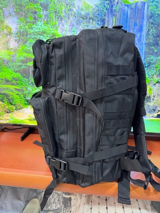 Mochila Táctica Militar 50L Negra Trekking
