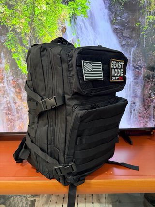 Mochila Táctica Militar 50L Negra Trekking