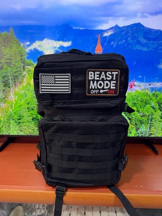 Mochila Táctica Militar 50L Negra Trekking