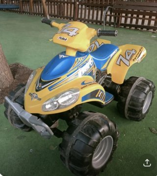 Quad eléctrico infantil 12V Con 2 baterías nuevas