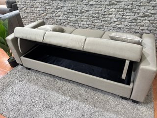 Sofá Cama Beige con Arcón 210cm