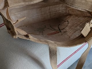 Bolsa de rafia conmemorativa Correos