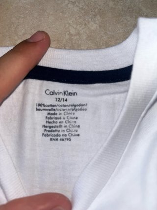 Pijama CK Niño, sin uso con etiqeutas. Talla 12/14