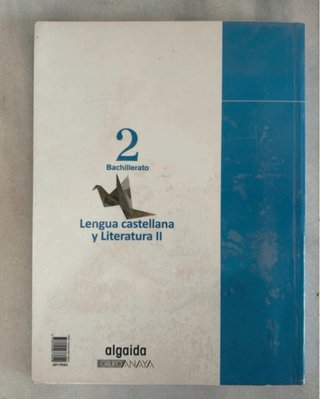 Lengua castellana y literatura, 2 Bachillerato