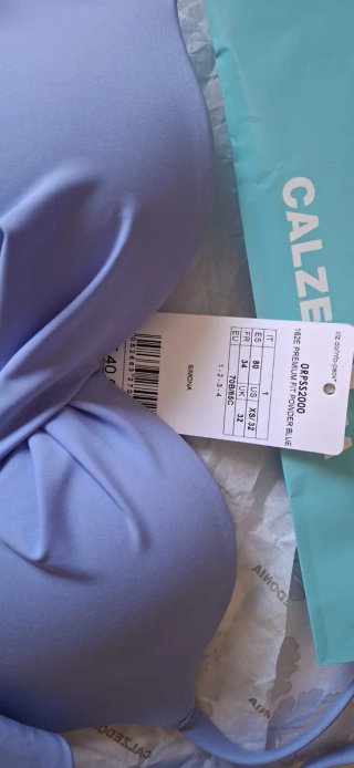 Bikini Calzedonia Azul Claro Talla S Nuevo