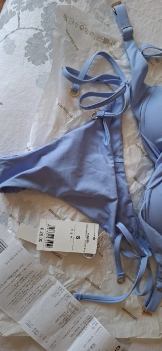 Bikini Calzedonia Azul Claro Talla S Nuevo