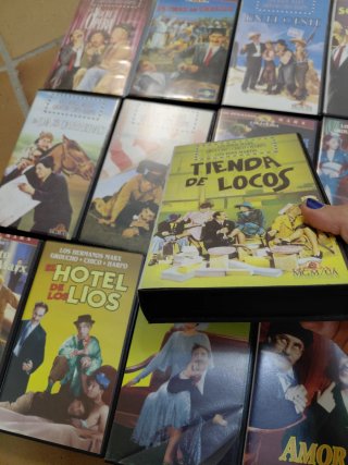 Colección películas VHS Hermanos Marx (Español)
