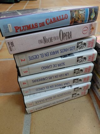 Colección películas VHS Hermanos Marx (Español)