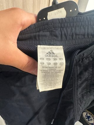 Pantalón corto retro Chelsea Adidas azul