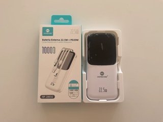 Batería Externa Hopecom 10000 mAh 22.5W PD 20W