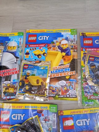 Lote 5 Revistas LEGO City