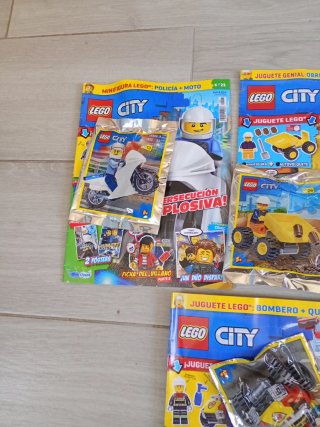 Lote 5 Revistas LEGO City