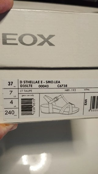 Sandali Geox Beige Tg 37