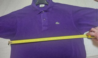 Polo Lacoste Morado Talla 5 (L)