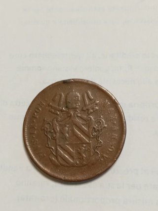 Lotto 2 Monete: 2 Baiocchi 1851R + 2 Lire 1939 XVI