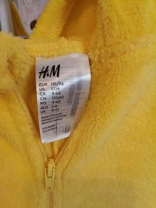 Disfraz Pikachu Mono Talla 4-6 años