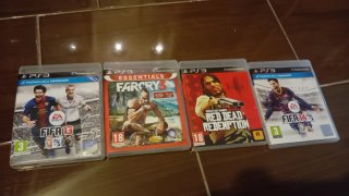 Pack 4 Juegos PS3: FIFA 13, Far Cry 3, RDR, FIFA 1