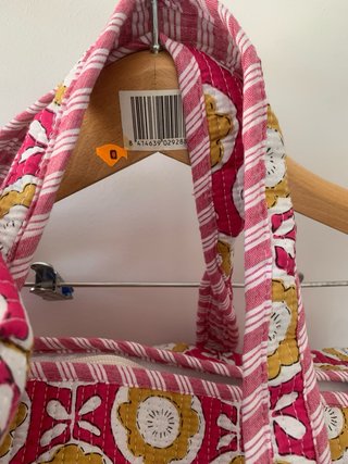 Bolsa de viaje y neceser estampado floral