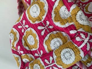 Bolsa de viaje y neceser estampado floral