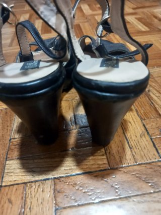 Zapatos de tacón negros talla 38