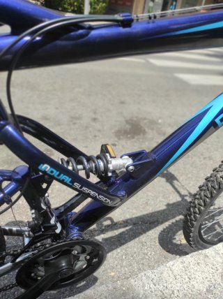 Bicicleta Montaña 26 Doble Suspensión aluminio