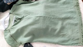 Vestido de verano lino M